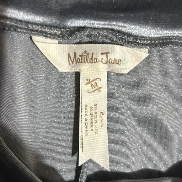 Matilda Jane Silver Velvet Flare Pants - Picture 5 of 5